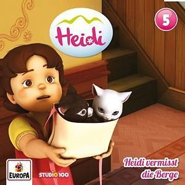 Heidi (CGI) - Heidi vermisst die Berge. Tl.5, 1 Audio-CD,1 Audio-CD, Heidi