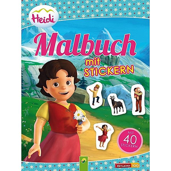 Heidi - Malbuch mit Stickern