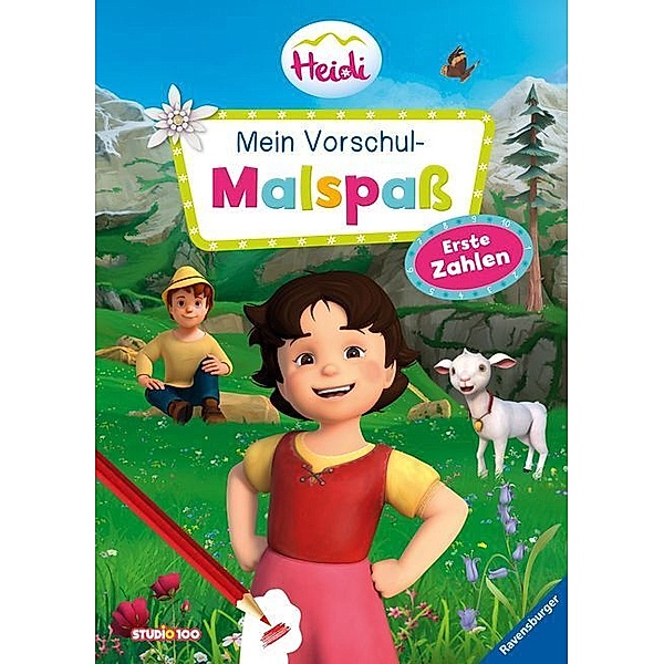 Heidi: Mein Vorschul-Malspaß Erste Zahlen