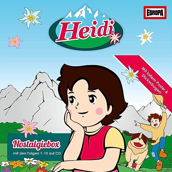 Heidi - Nostalgiebox (10 CDs + Stickerbogen + Poster), Heidi