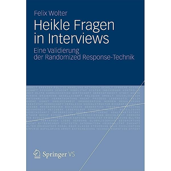 Heikle Fragen in Interviews, Felix Wolter