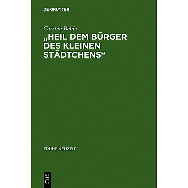 'Heil dem Bürger des kleinen Städtchens', Carsten Behle