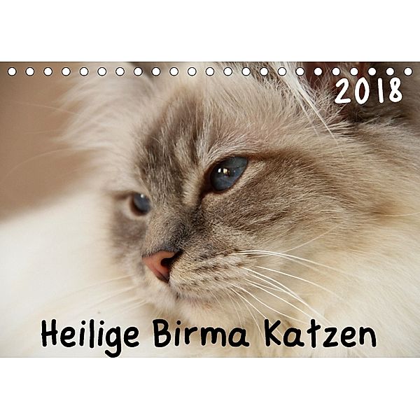 Heilige Birma Katzen 2018 (Tischkalender 2018 DIN A5 quer), grapheum.de