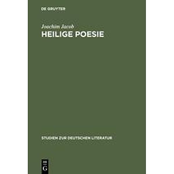 Heilige Poesie, Joachim Jacob