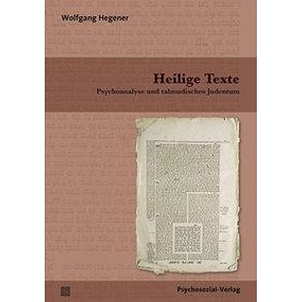 Heilige Texte, Wolfgang Hegener