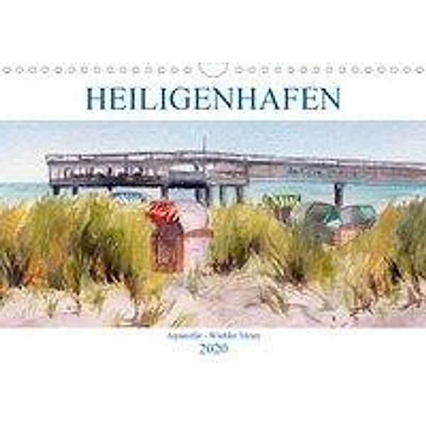 Heiligenhafen in Aquarell (Wandkalender 2020 DIN A4 quer), Wiebke Meier