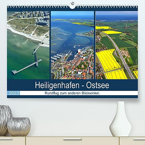 Heiligenhafen - Ostsee (Premium, hochwertiger DIN A2 Wandkalender 2023, Kunstdruck in Hochglanz), Rolf Braun