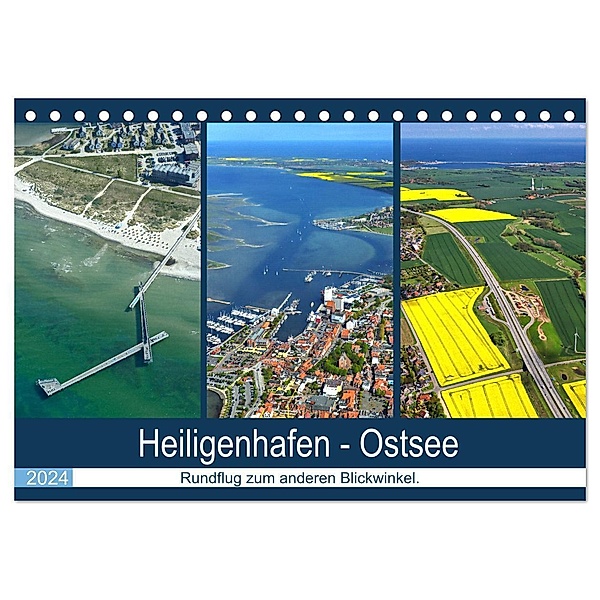 Heiligenhafen - Ostsee (Tischkalender 2024 DIN A5 quer), CALVENDO Monatskalender, Rolf Braun