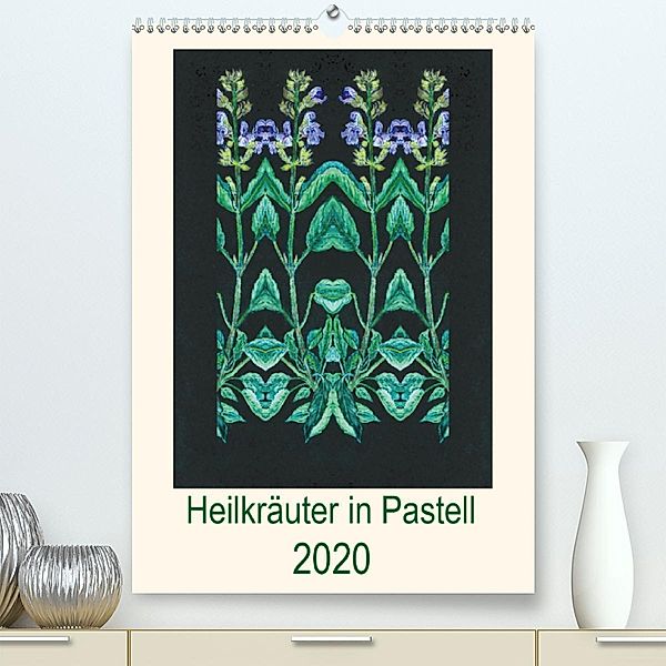 Heilkräuter in Pastell (Premium, hochwertiger DIN A2 Wandkalender 2020, Kunstdruck in Hochglanz), Ulrike Beschow