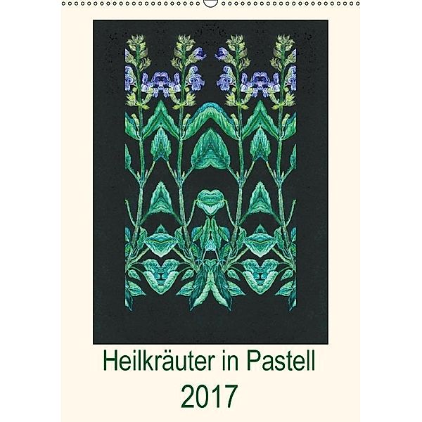 Heilkräuter in Pastell (Wandkalender 2017 DIN A2 hoch), Ulrike Beschow