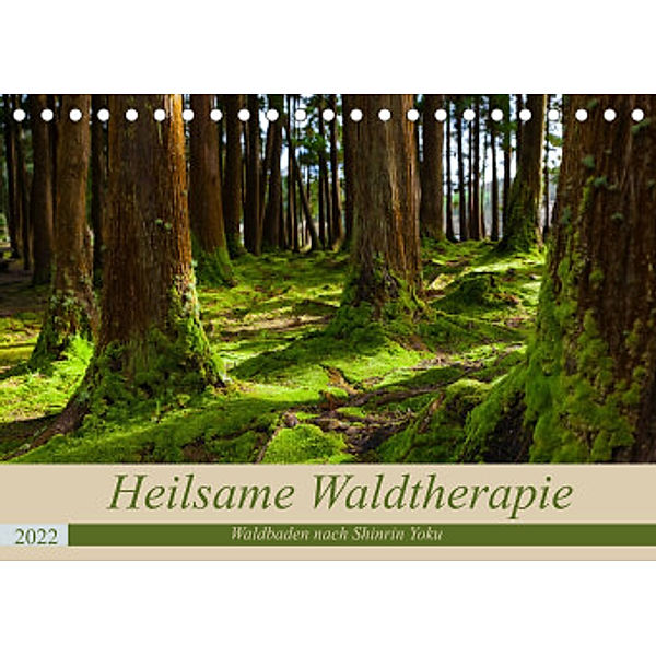 Heilsame Waldtherapie - Waldbaden nach Shinrin Yoku (Tischkalender 2022 DIN A5 quer), Janita Webeler