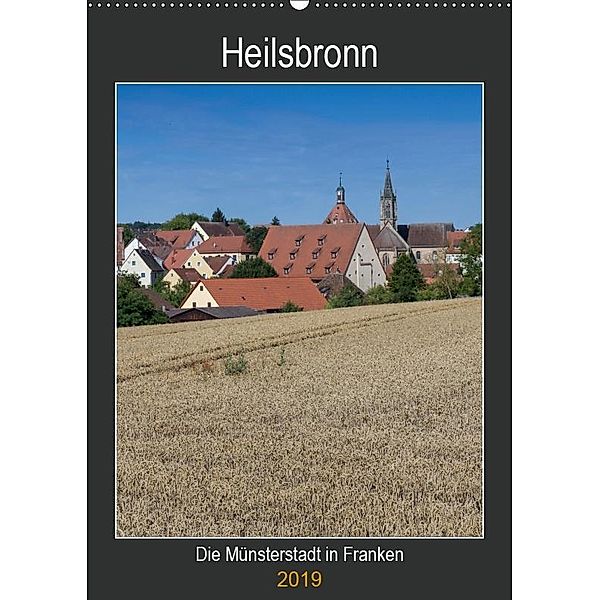 Heilsbronn - Die Münsterstadt in Franken (Wandkalender 2019 DIN A2 hoch), Harald Endres