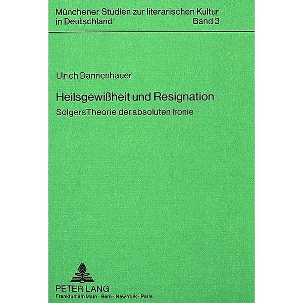 Heilsgewissheit und Resignation, Ulrich Dannenhauer