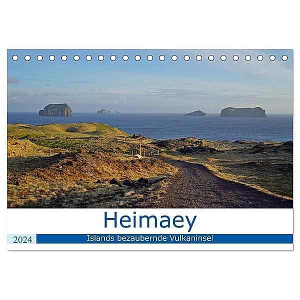 Heimaey - Islands bezaubernde Vulkaninsel (Tischkalender 2024 DIN A5 quer), CALVENDO Monatskalender, Patrick Dehnhardt