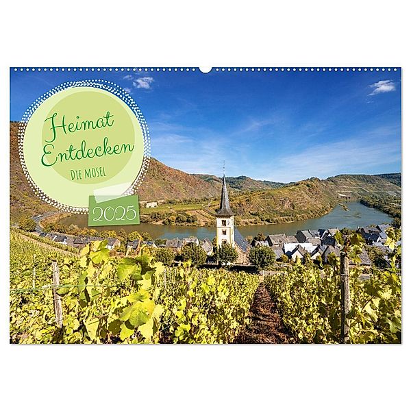 Heimat Entdecken - Die Mosel (Wandkalender 2025 DIN A2 quer), CALVENDO Monatskalender, Calvendo, Alexander Ludwig