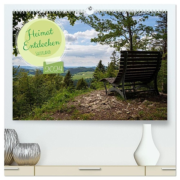 Heimat Entdecken: Sauerland (hochwertiger Premium Wandkalender 2024 DIN A2 quer), Kunstdruck in Hochglanz, Alexander Ludwig