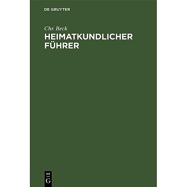 Heimatkundlicher Führer / Jahrbuch des Dokumentationsarchivs des österreichischen Widerstandes, Chr. Beck