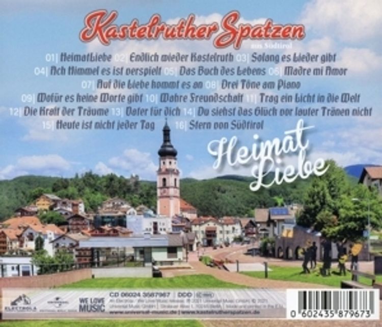 Heimatliebe CD von Kastelruther Spatzen bei Weltbild.de bestellen