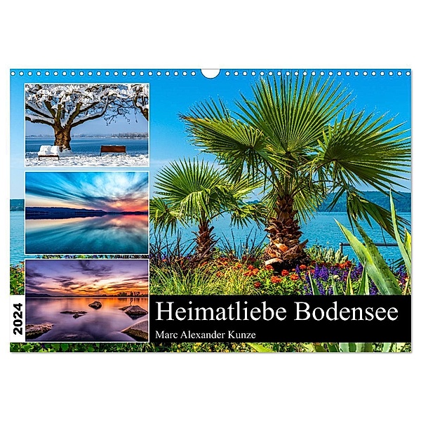 Heimatliebe Bodensee (Wandkalender 2024 DIN A3 quer), CALVENDO Monatskalender, Marc Alexander Kunze