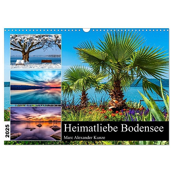 Heimatliebe Bodensee (Wandkalender 2025 DIN A3 quer), CALVENDO Monatskalender, Calvendo, Marc Alexander Kunze