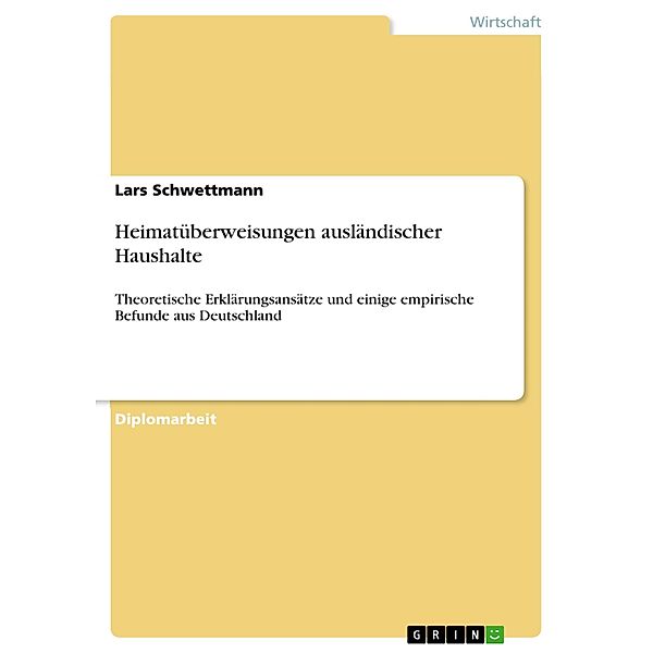 Heimatüberweisungen ausländischer Haushalte, Lars Schwettmann