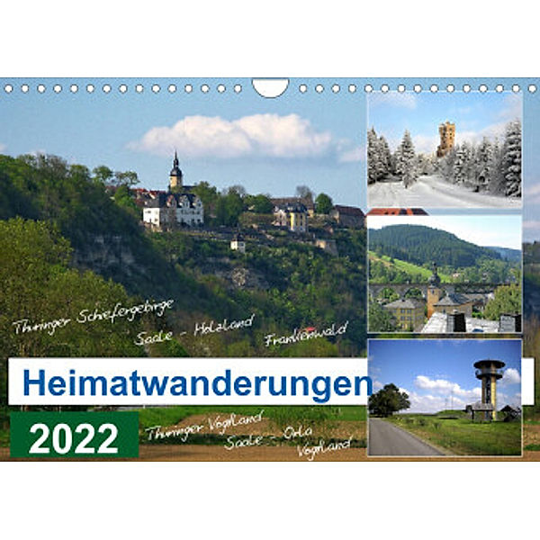 Heimatwanderungen 2022 (Wandkalender 2022 DIN A4 quer), Gerdhold Müller