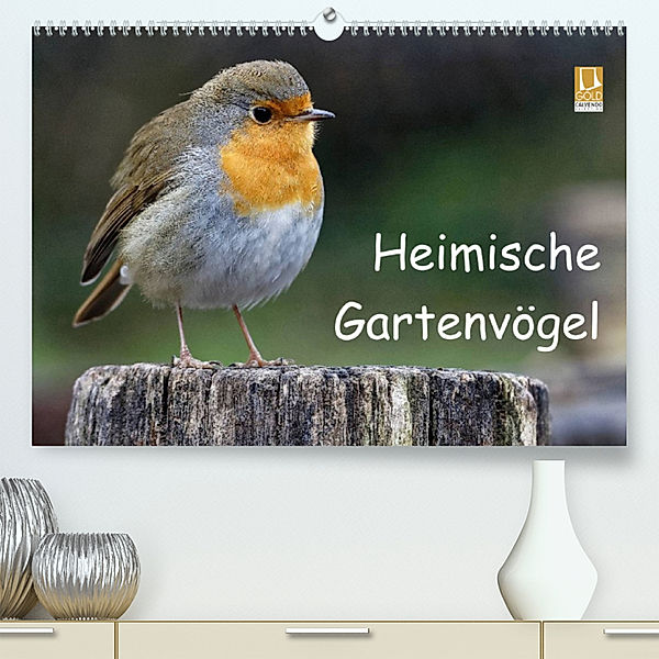 Heimische Gartenvögel (Premium, hochwertiger DIN A2 Wandkalender 2023, Kunstdruck in Hochglanz), Dieter Wilczek