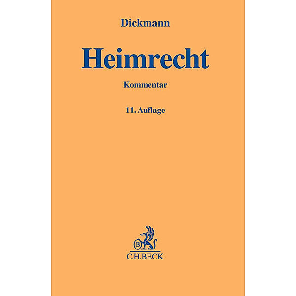 Heimrecht (HeimR) des Bundes, Kommentar, Frank Dickmann