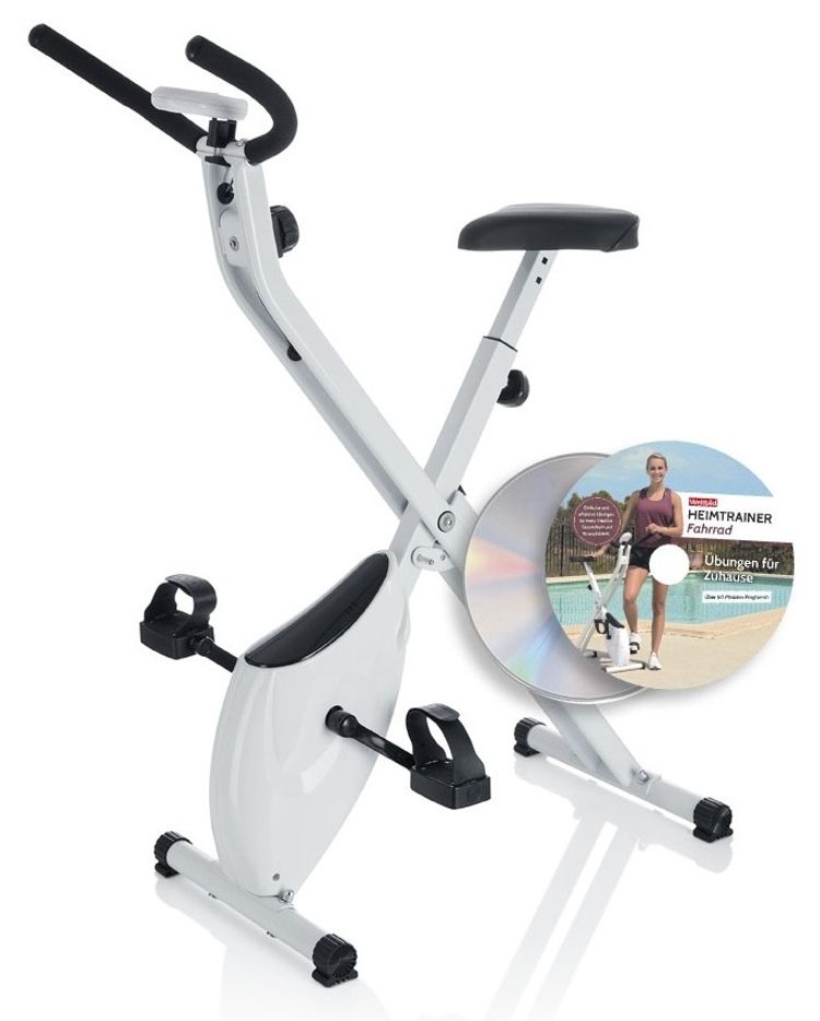 Heimtrainer FitnessFahrrad Go mit TrainingsDVD online