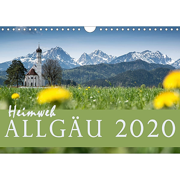 Heimweh Allgäu 2020 (Wandkalender 2020 DIN A4 quer), Juliane Wandel