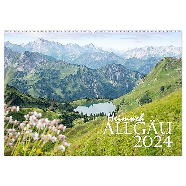 Heimweh Allgäu 2024 (Wandkalender 2024 DIN A2 quer), CALVENDO Monatskalender, Juliane Wandel