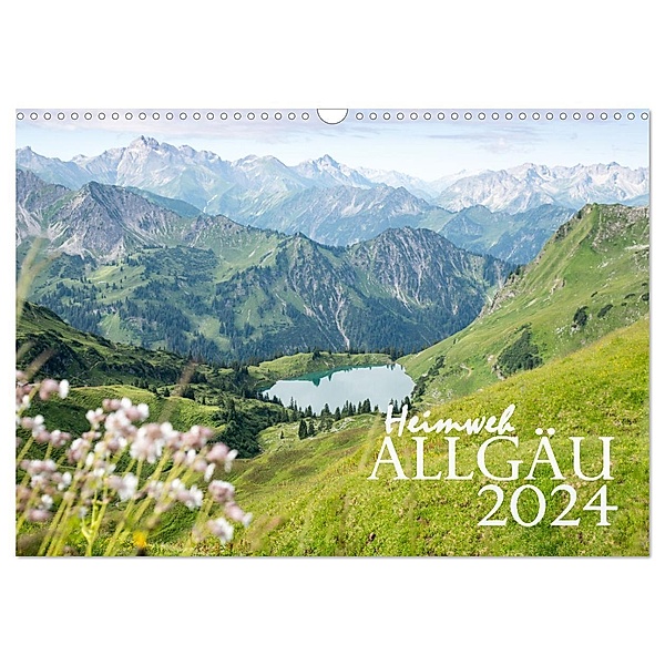 Heimweh Allgäu 2024 (Wandkalender 2024 DIN A3 quer), CALVENDO Monatskalender, Juliane Wandel