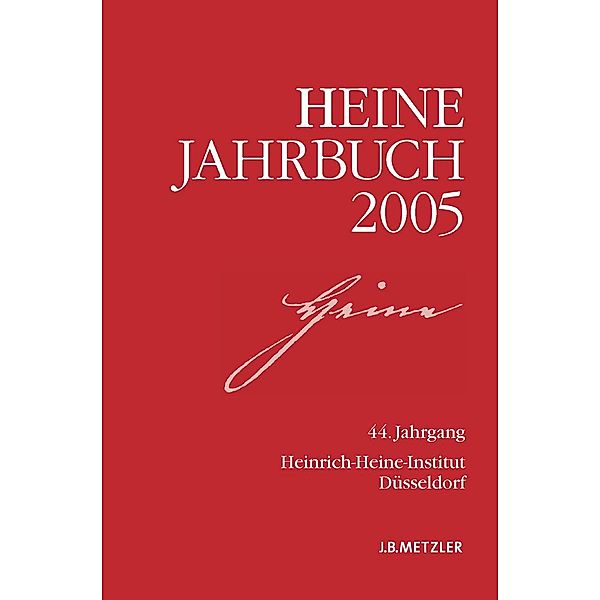 Heine-Jahrbuch 2005, Kenneth A. Loparo