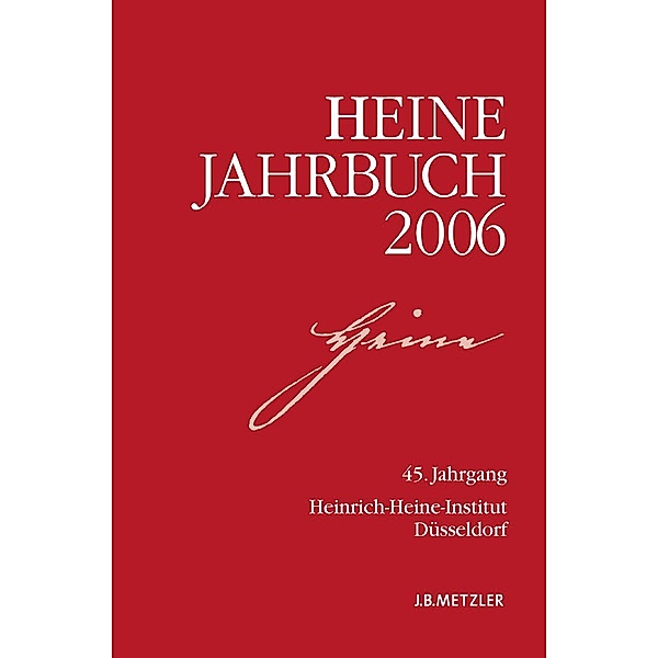Heine-Jahrbuch 2006, Kenneth A. Loparo