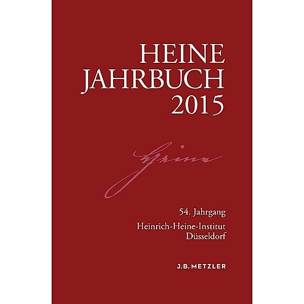 Heine-Jahrbuch 2015, Kenneth A. Loparo