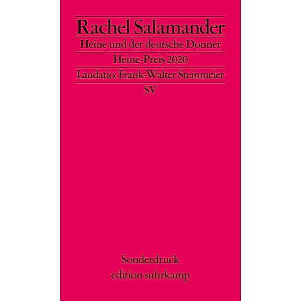 Heine und der deutsche Donner, Rachel Salamander