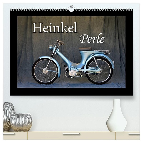 Heinkel Perle (hochwertiger Premium Wandkalender 2024 DIN A2 quer), Kunstdruck in Hochglanz, Ingo Laue