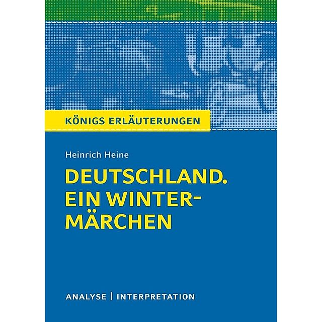 Heinrich Heine 'Deutschland. Ein Wintermärchen' Buch versandkostenfrei