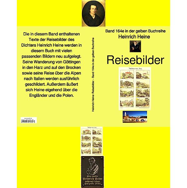 Heinrich Heine: Reisebilder / gelbe Buchreihe Bd.164, Heinrich Heine