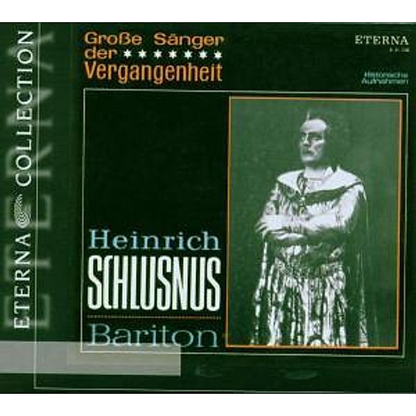 Heinrich Schlusnus-Gr.Sänger, H. Schlusnus, Blech, Rother