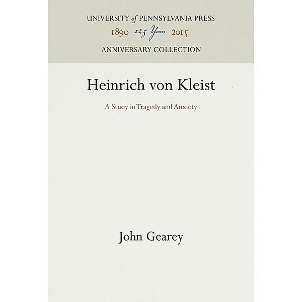 Heinrich von Kleist, John Gearey