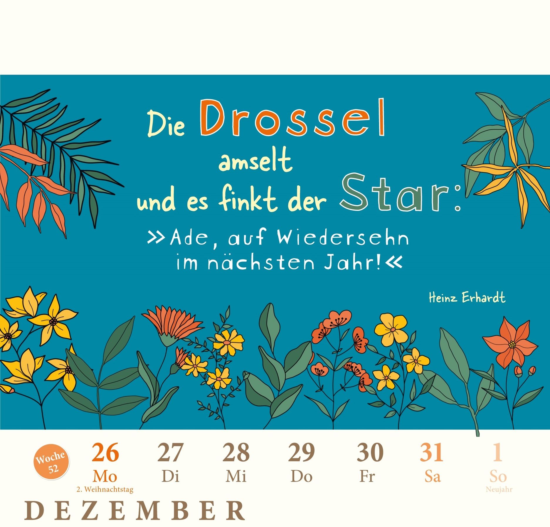 Heinz Erhardt Postkartenkalender 2022 - Kalender bestellen | Jokers.at