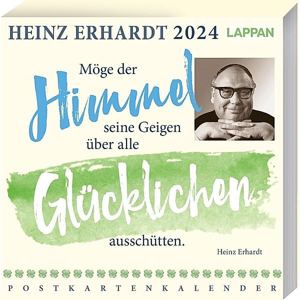 Heinz Erhardt Postkartenkalender 2024, Heinz Erhardt