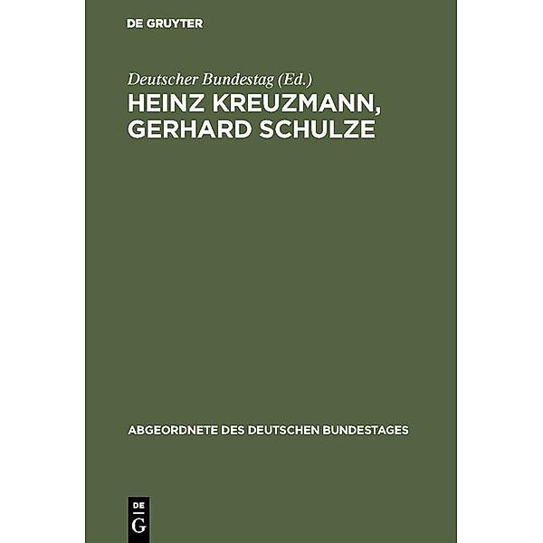 Heinz Kreuzmann, Gerhard Schulze / Jahrbuch des Dokumentationsarchivs des österreichischen Widerstandes