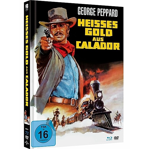 Heißes Gold aus Calador Limited Mediabook, George Peppard, Diana Muldauer, John Vernon