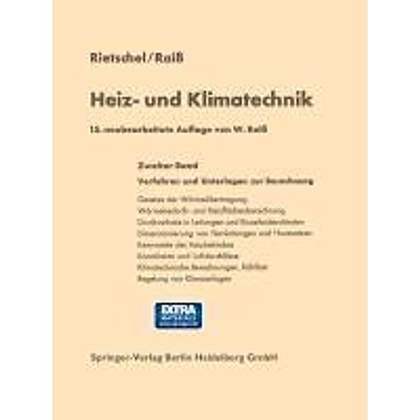 Heiz- und Klimatechnik, Hermann Rietschel, Hubertus Protz, Wilhelm Raiss