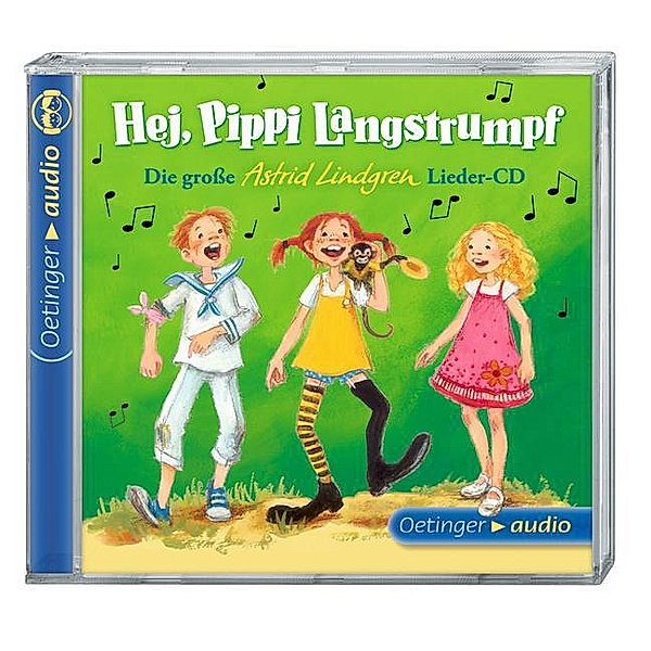 Hej, Pippi Langstrumpf!, 1 Audio-CD, Astrid Lindgren