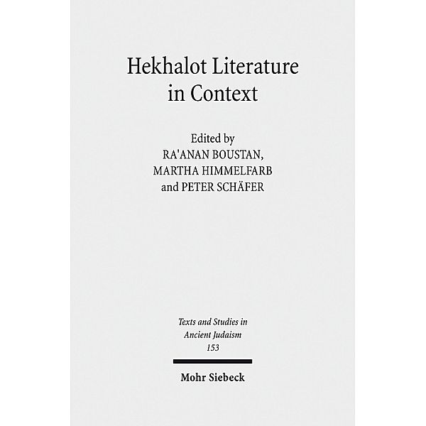 Hekhalot Literature in Context