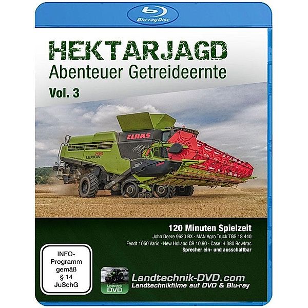 Hektarjagd - Abenteuer Getreideernte, 1 Blu-ray