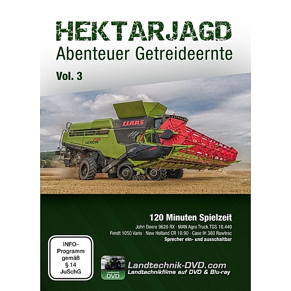 Hektarjagd - Abenteuer Getreideernte, 1 DVD